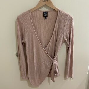 Bobeau Ribbed Knit Top